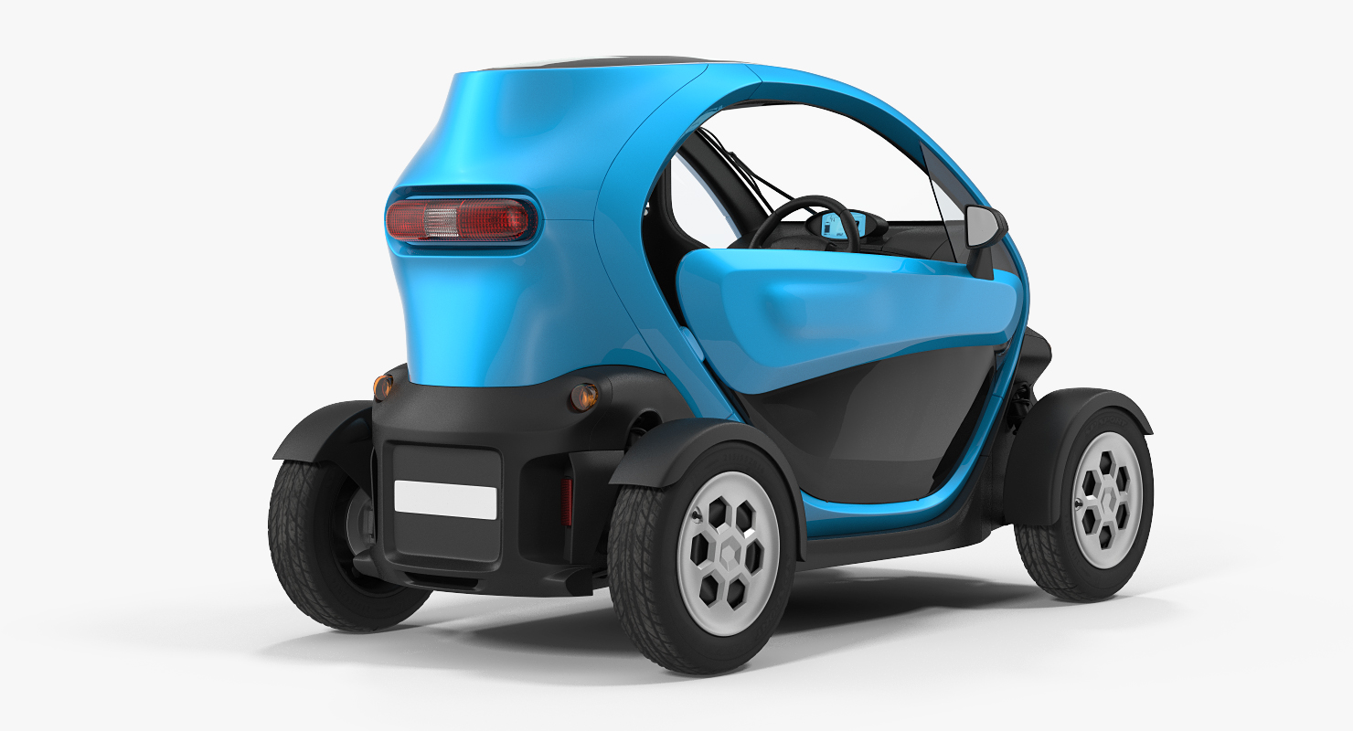 Mini Electric Car Generic Rigged 3D