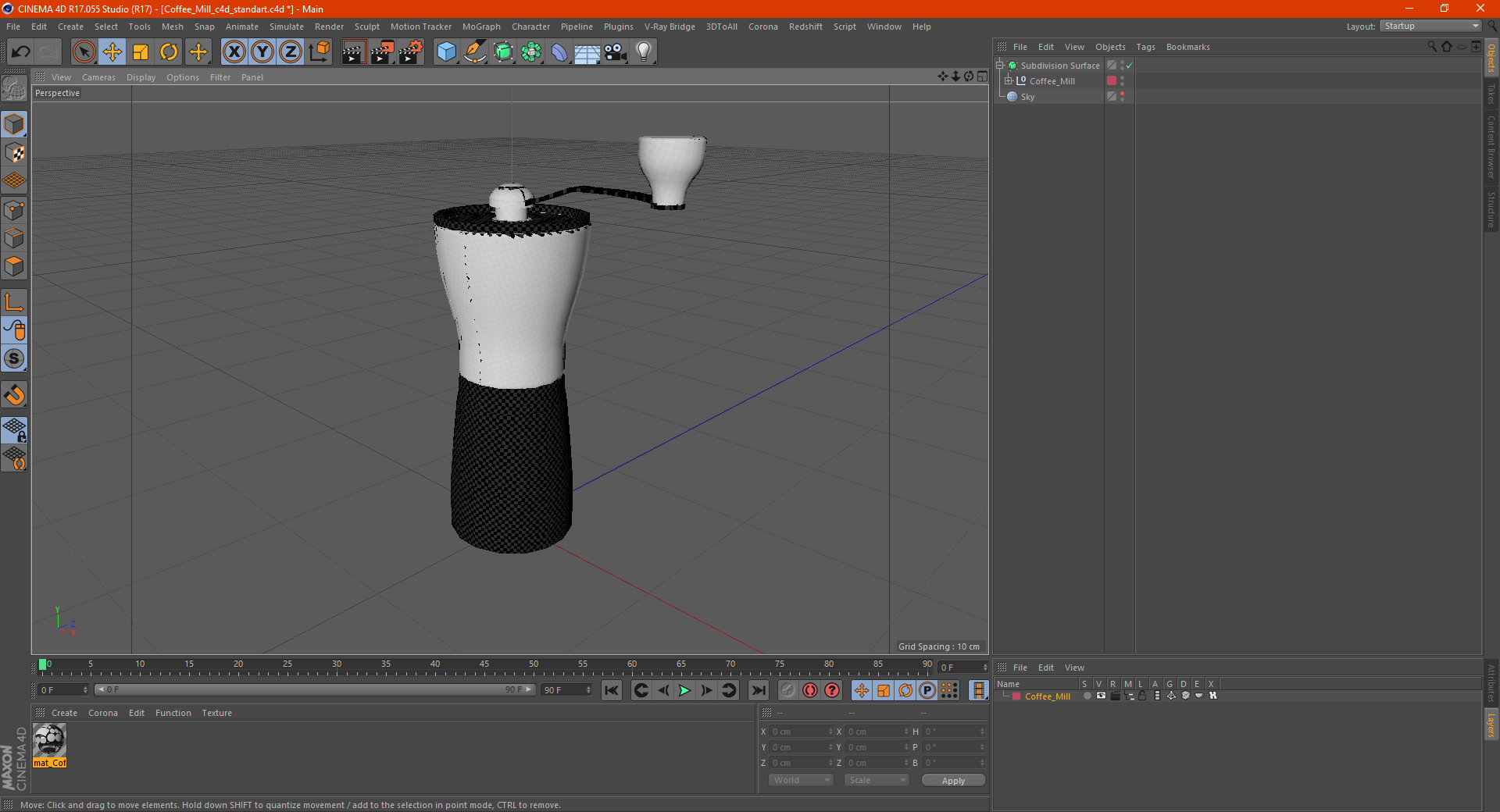 3D Coffee Mill