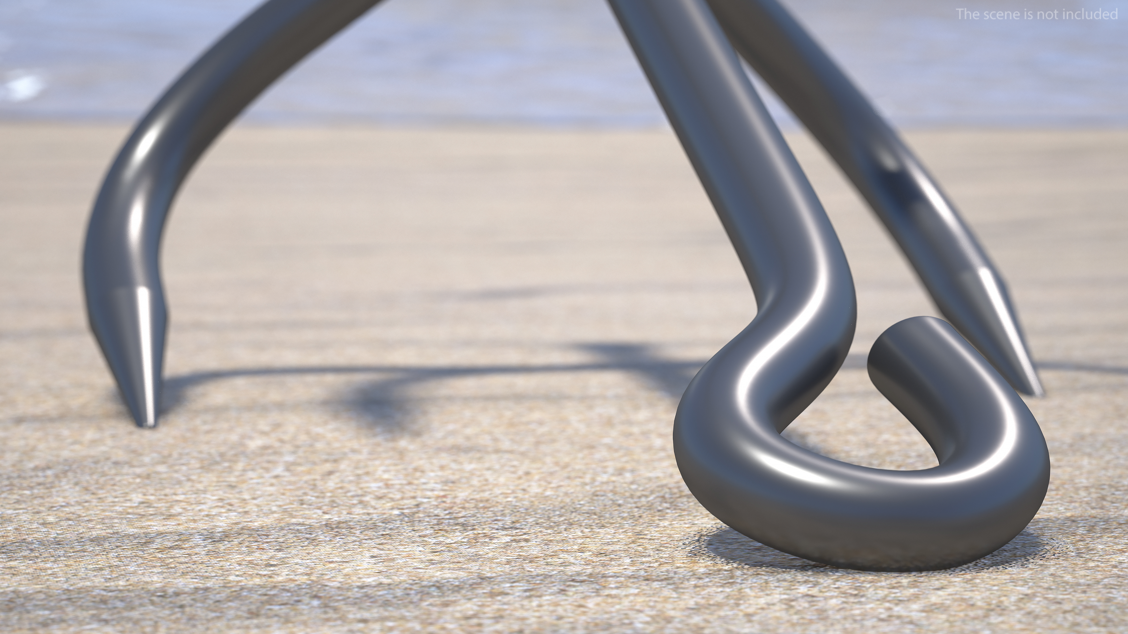 Folding Grappling Hook 3D