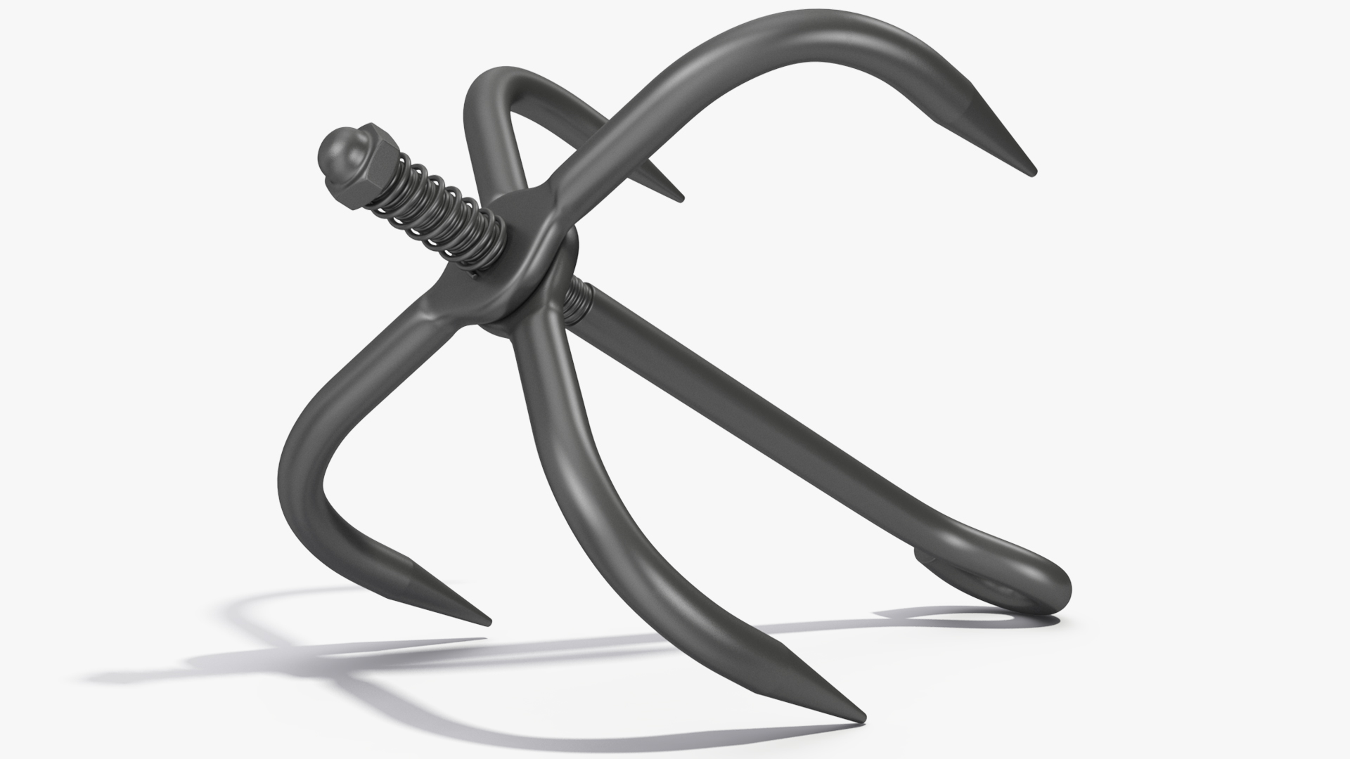 Folding Grappling Hook 3D