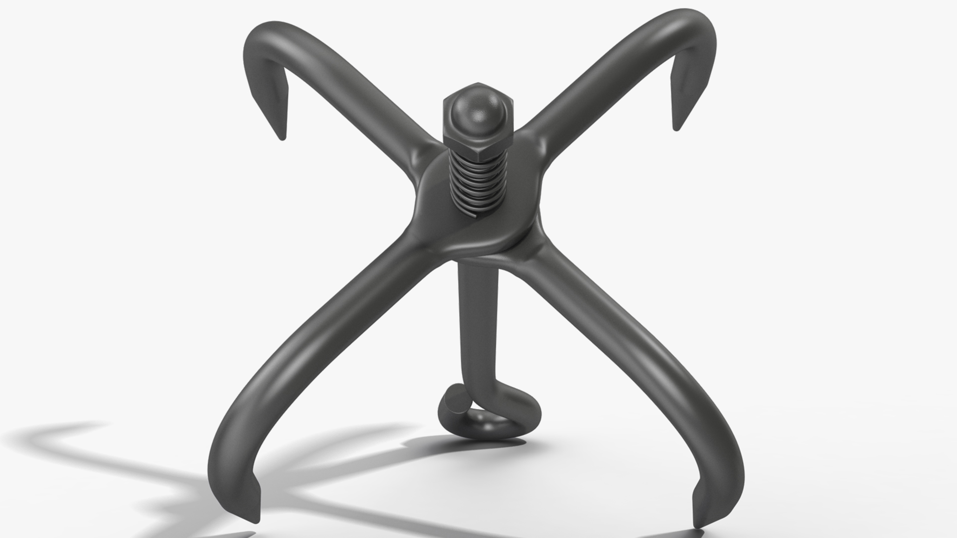 Folding Grappling Hook 3D
