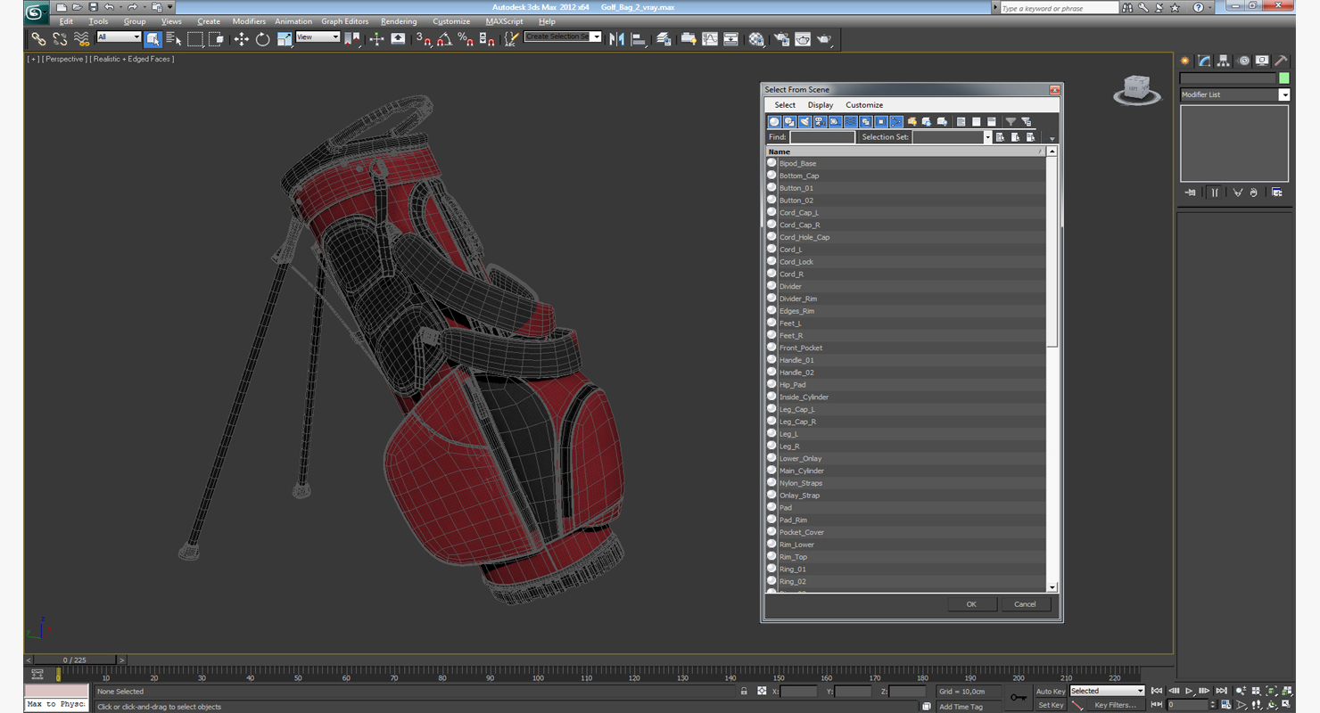3D model Golf Bag 2