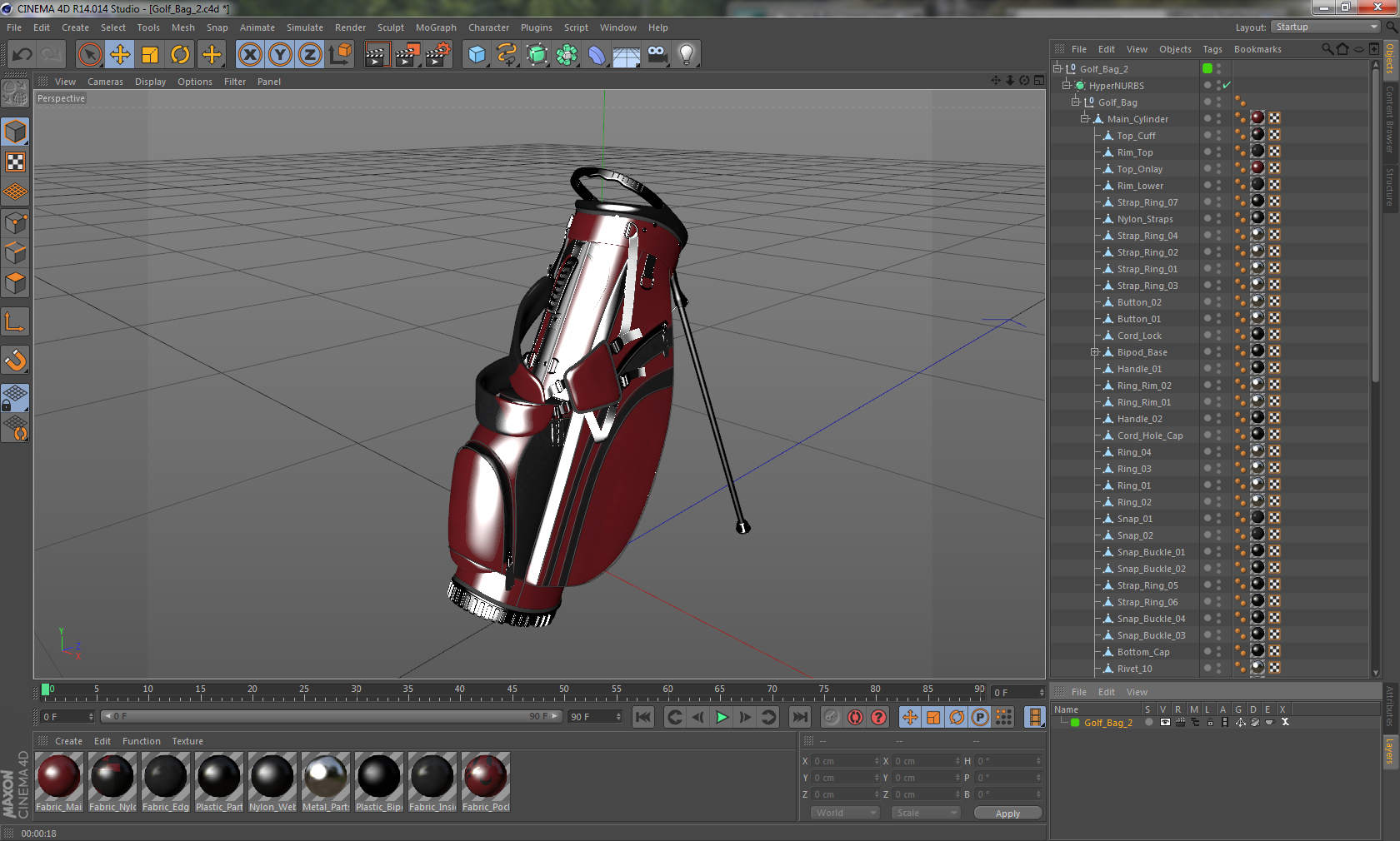 3D model Golf Bag 2