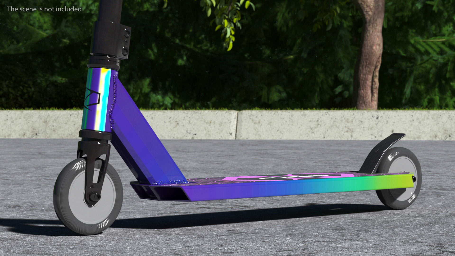 Stunt Scooter Fuzion X-3 Pro for Kids 3D