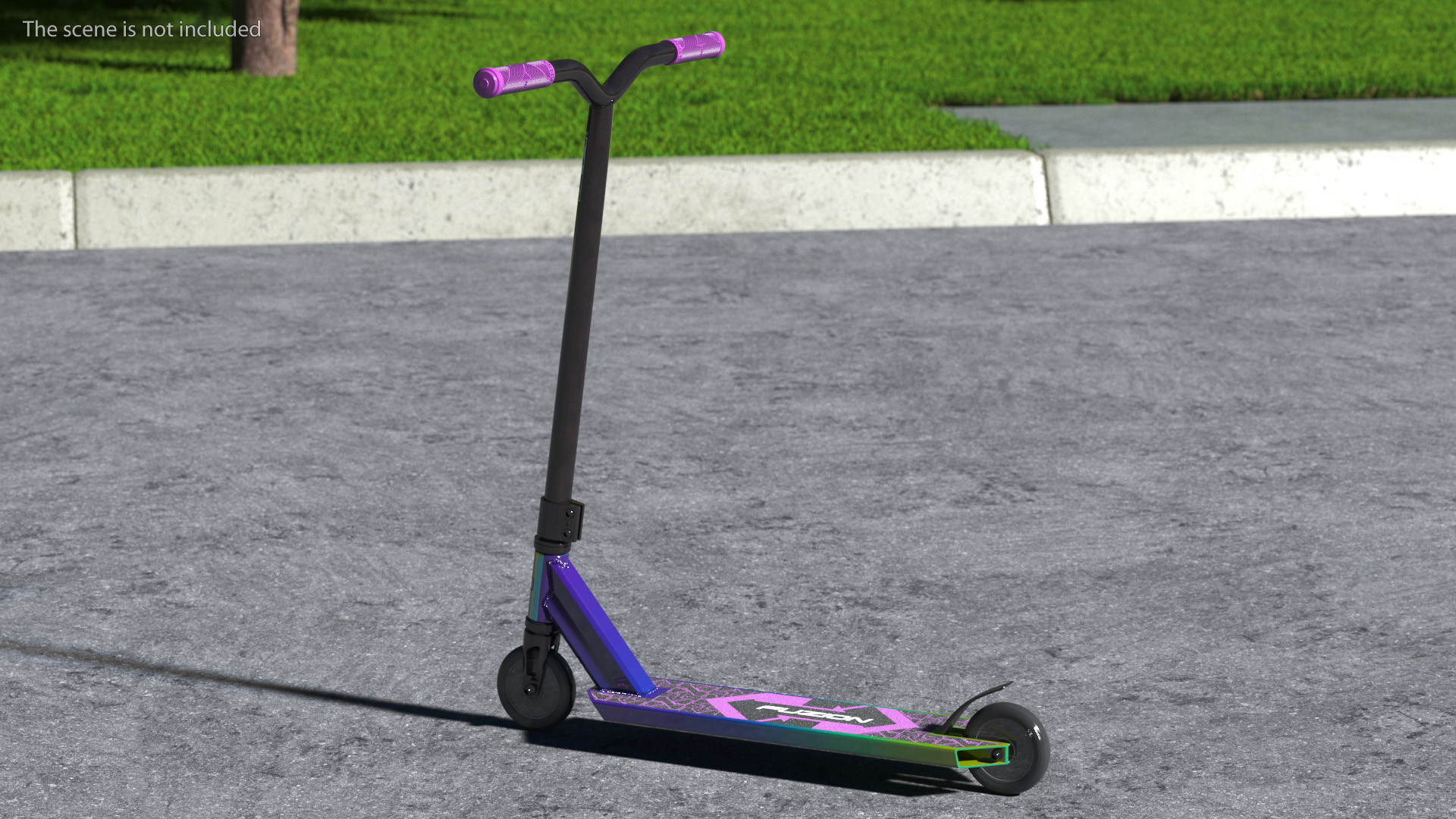 Stunt Scooter Fuzion X-3 Pro for Kids 3D
