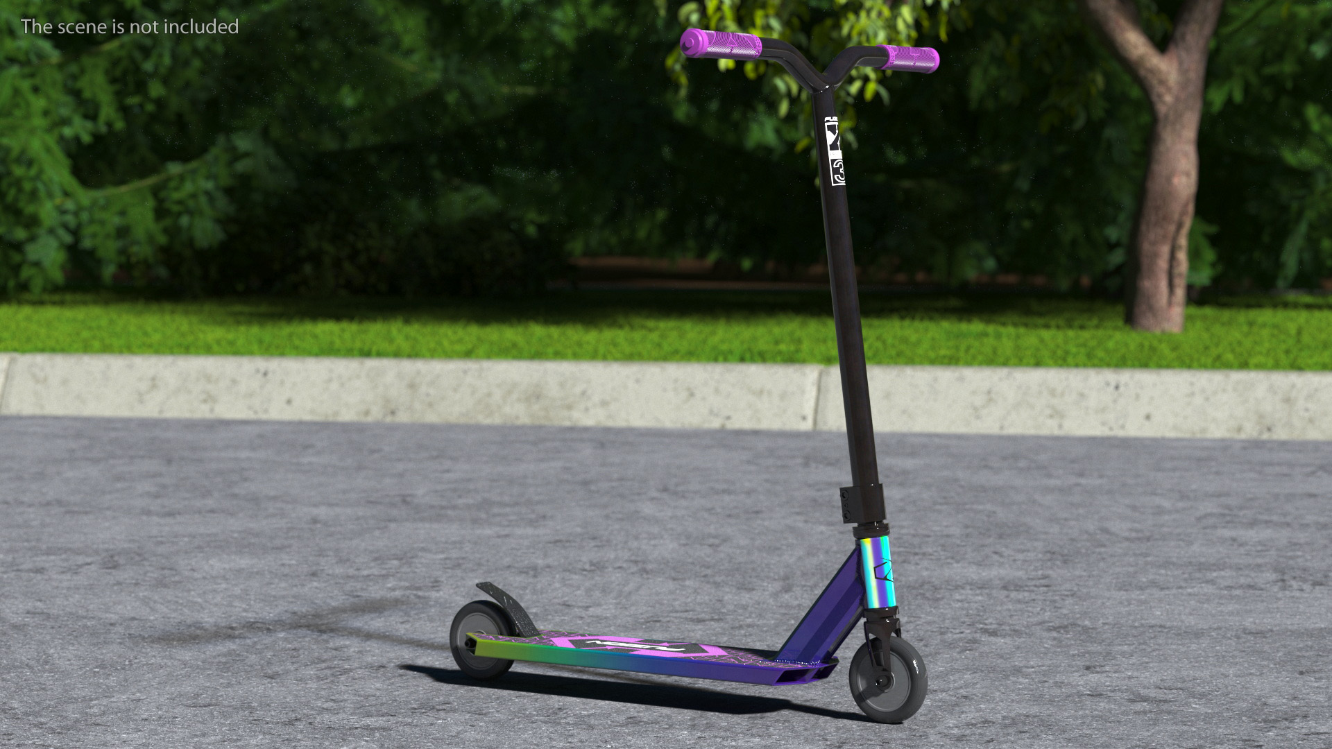 Stunt Scooter Fuzion X-3 Pro for Kids 3D