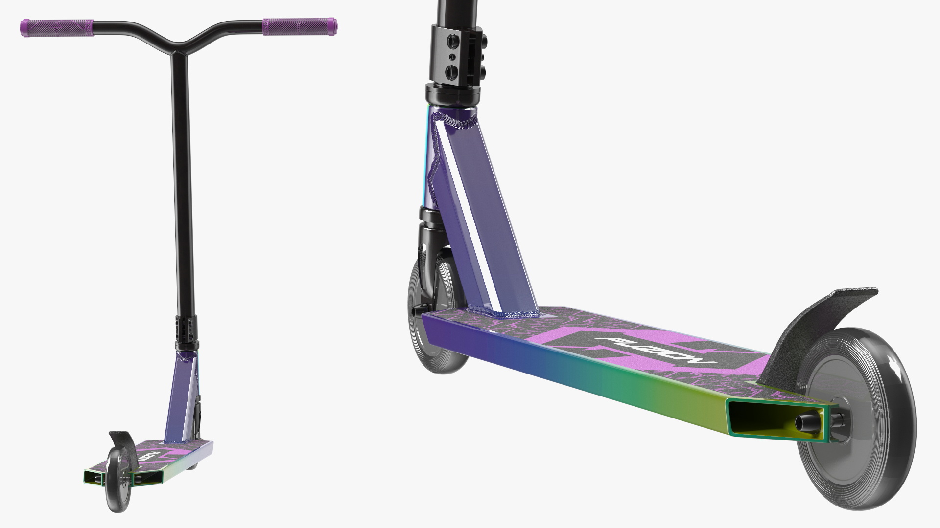 Stunt Scooter Fuzion X-3 Pro for Kids 3D