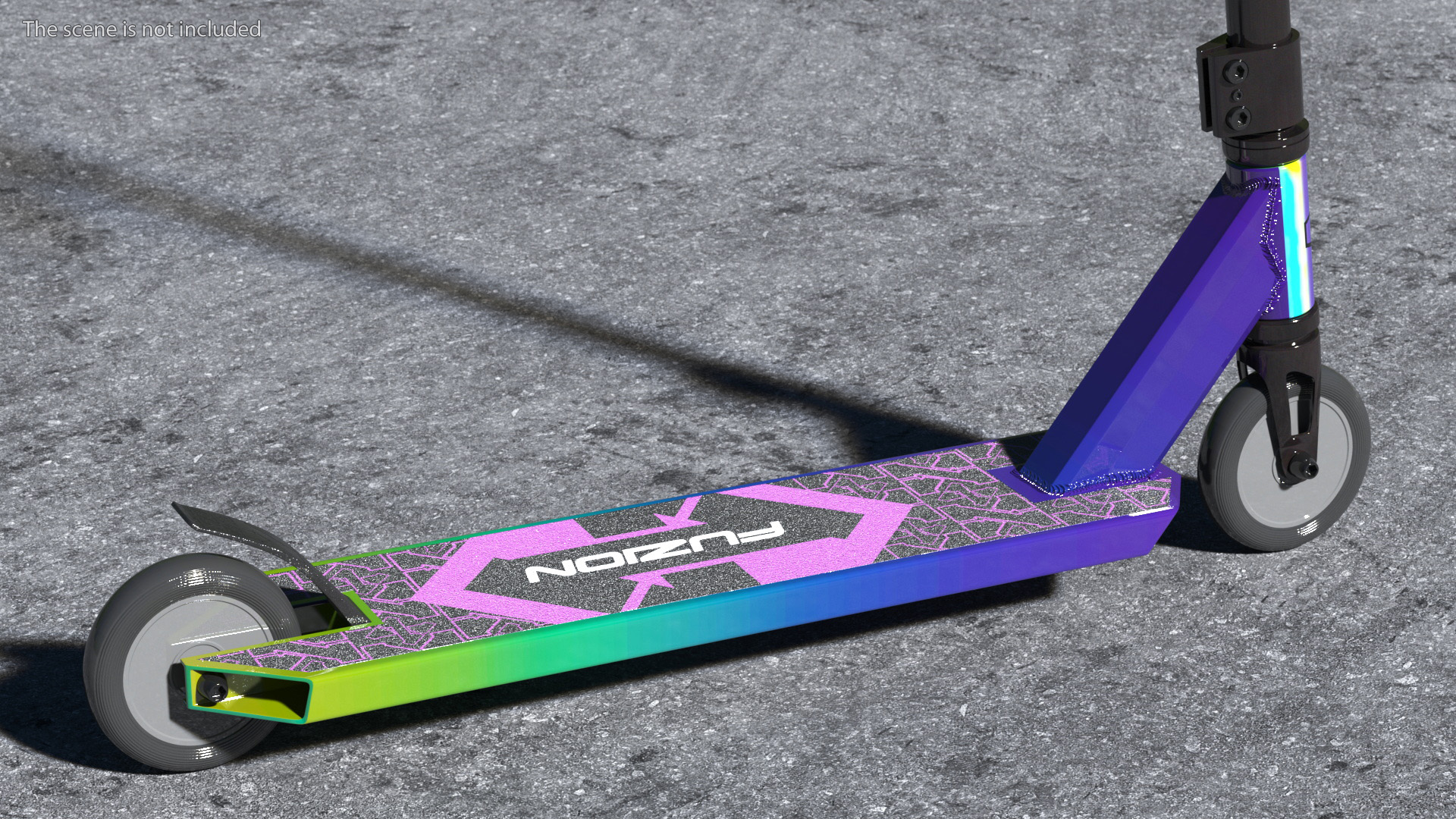 Stunt Scooter Fuzion X-3 Pro for Kids 3D