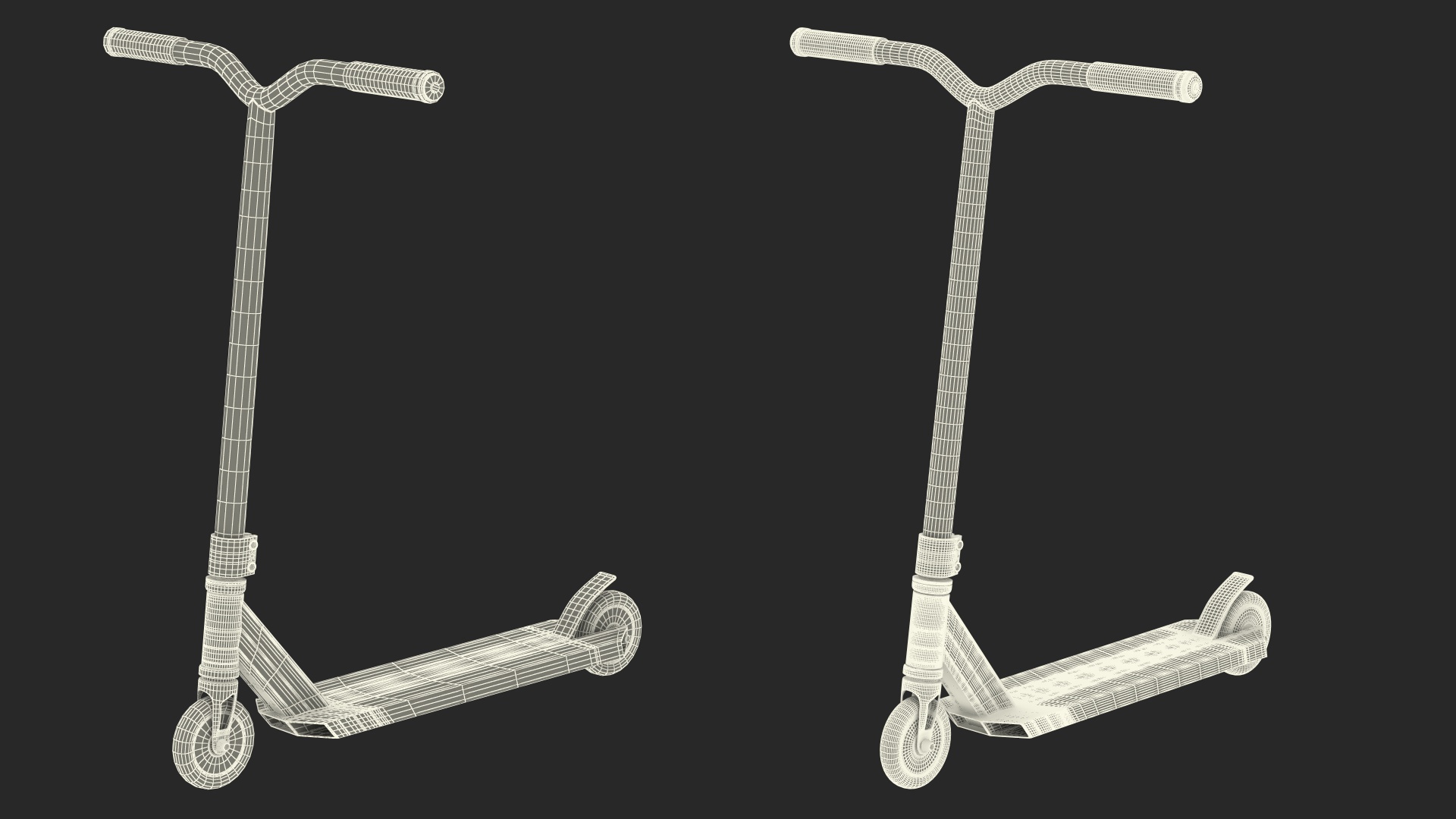 Stunt Scooter Fuzion X-3 Pro for Kids 3D