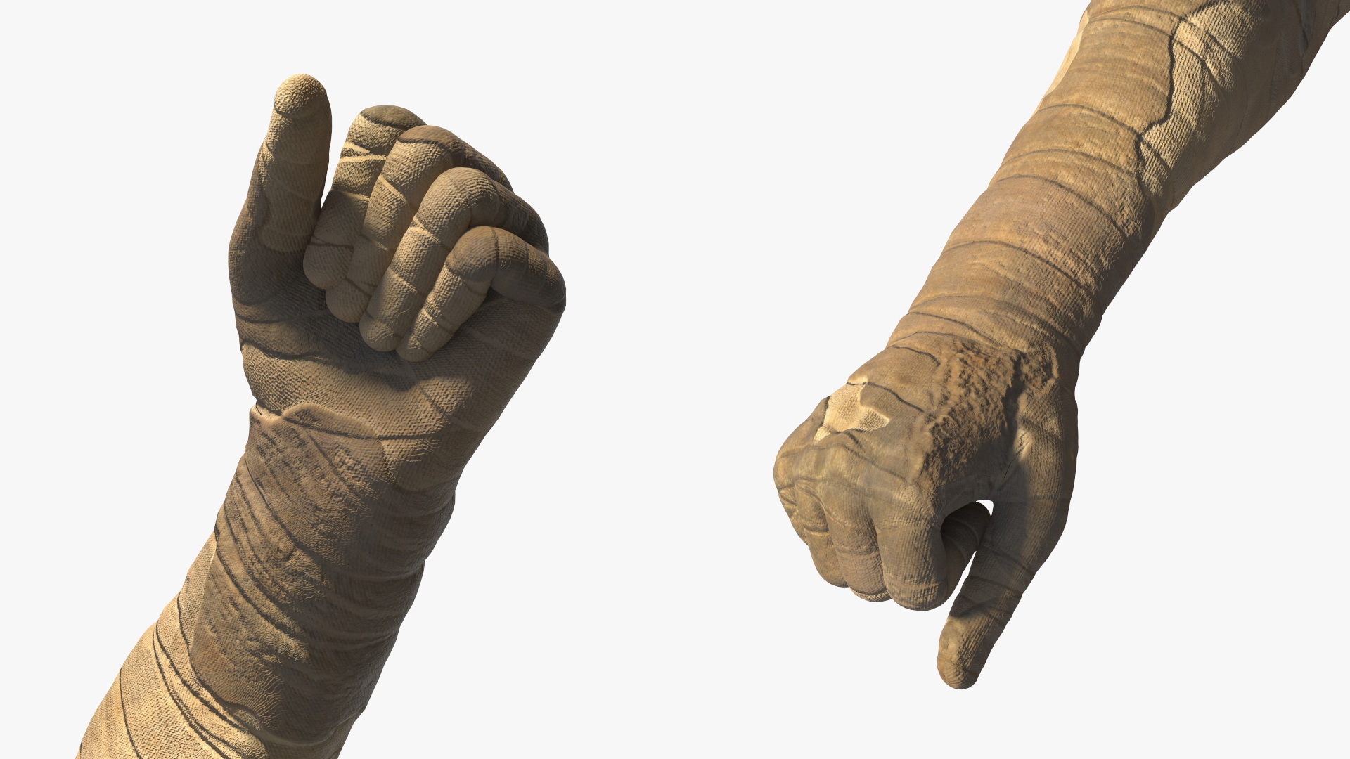 Mummy with Ankh Rigged 3D