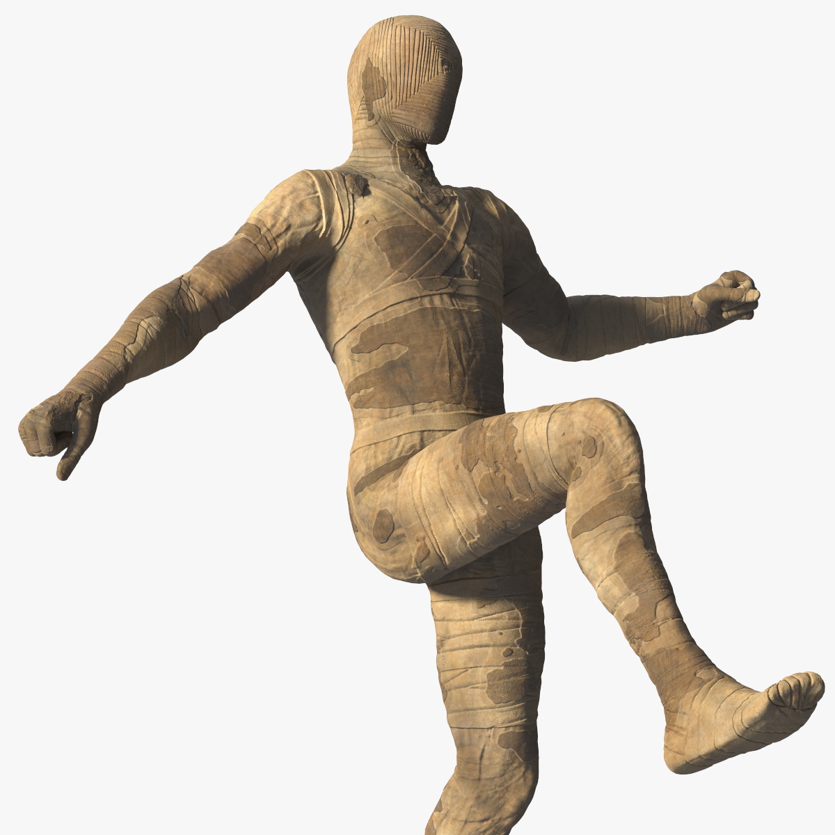 Mummy with Ankh Rigged 3D