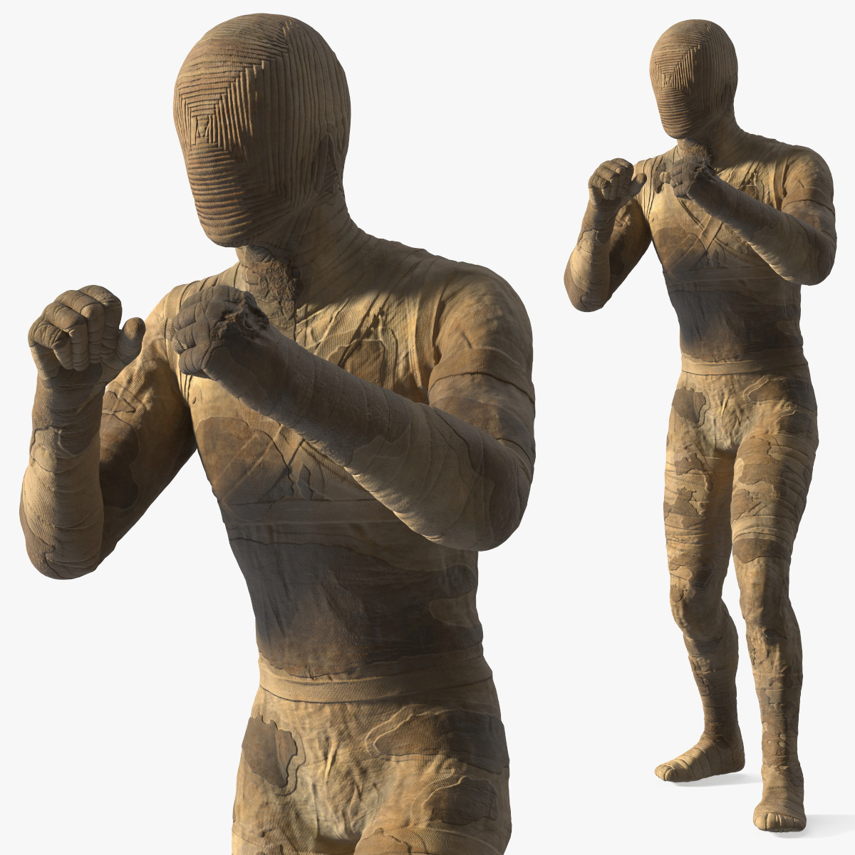Mummy with Ankh Rigged 3D