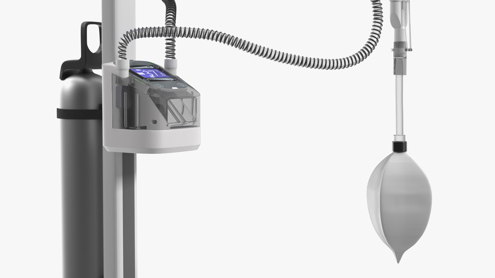 Mobile Mechanical Ventilation Apparatus 3D model