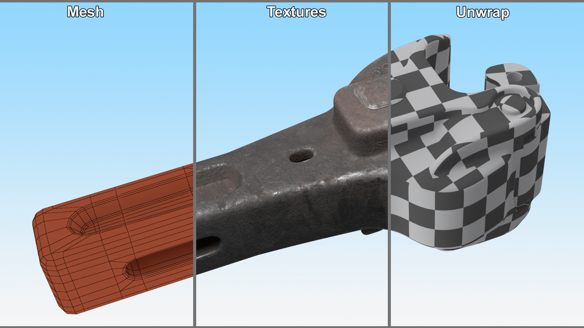 3D model Railroad Coupler AAR Used