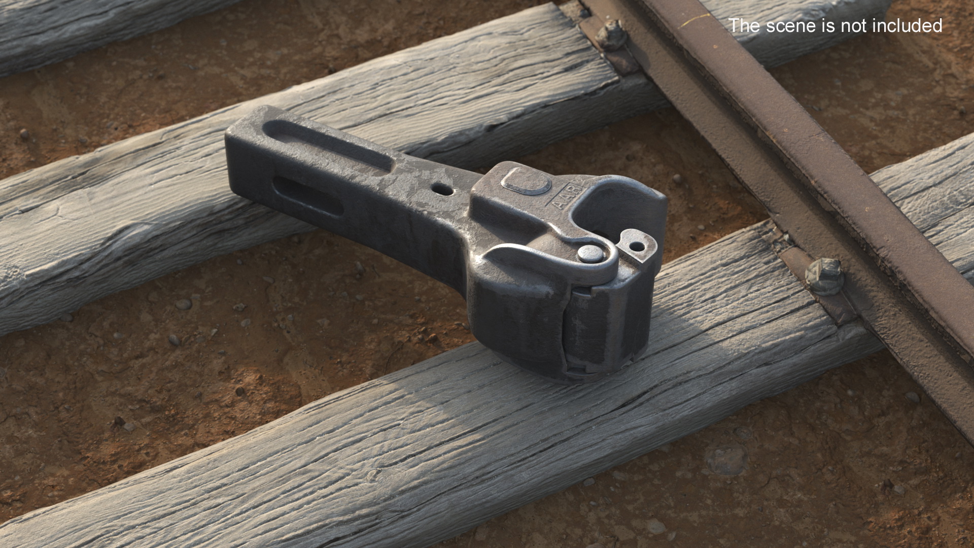 3D model Railroad Coupler AAR Used