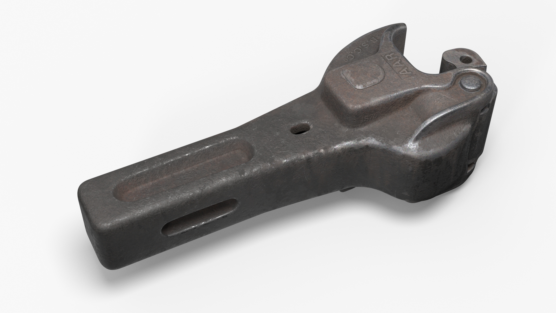 3D model Railroad Coupler AAR Used