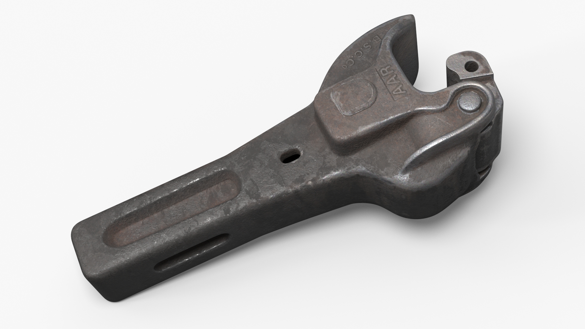 3D model Railroad Coupler AAR Used
