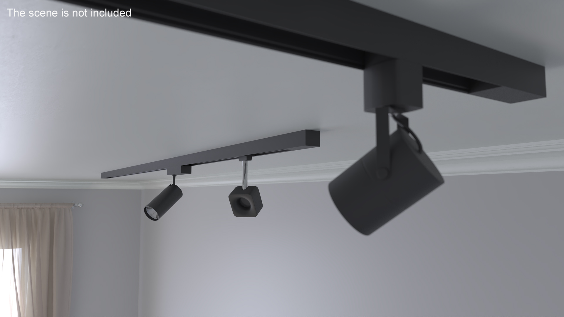 LED Track Light System Full 3D