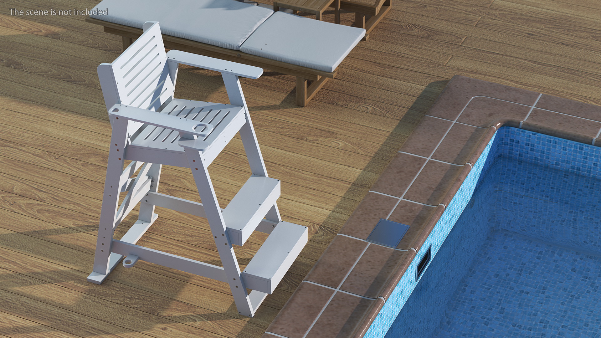 3D model Sentry Lifeguard Chair 42 inch
