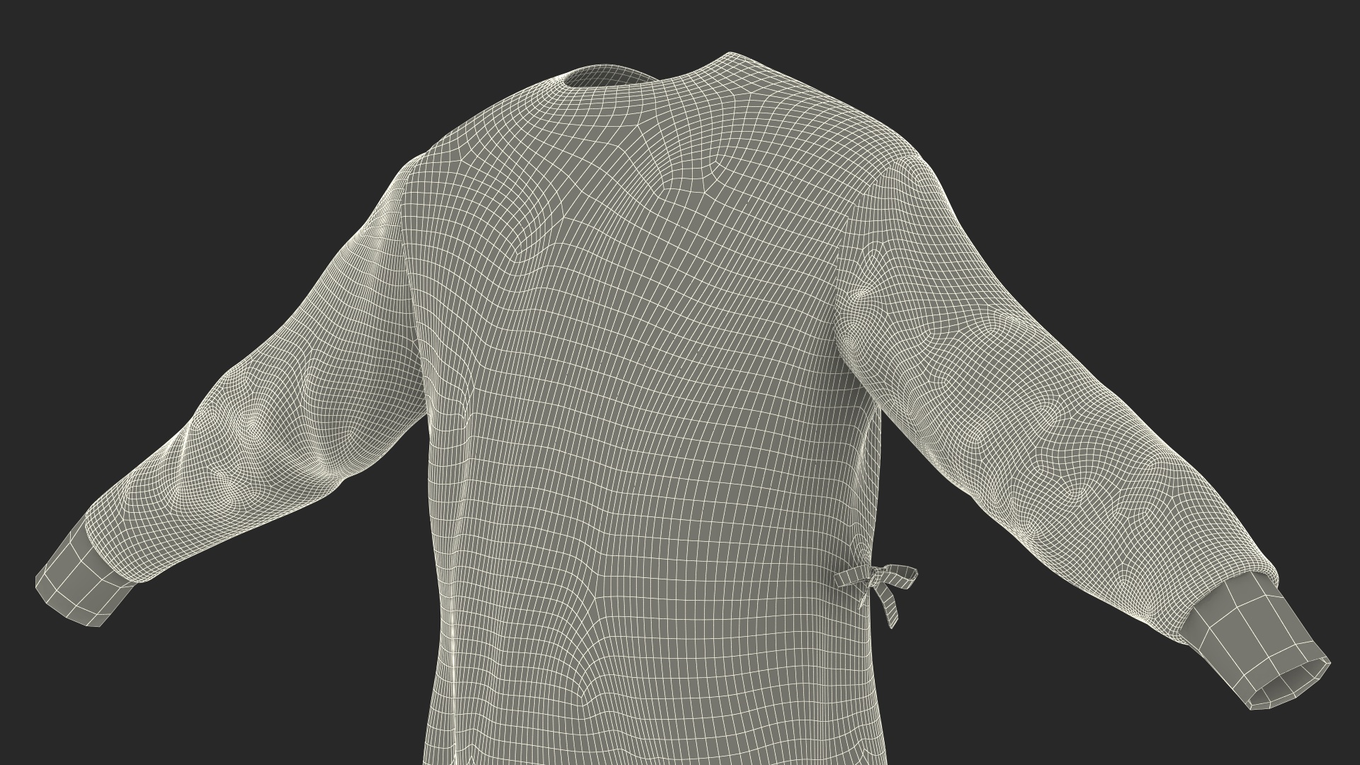 Lab Coat with Pants 3D model