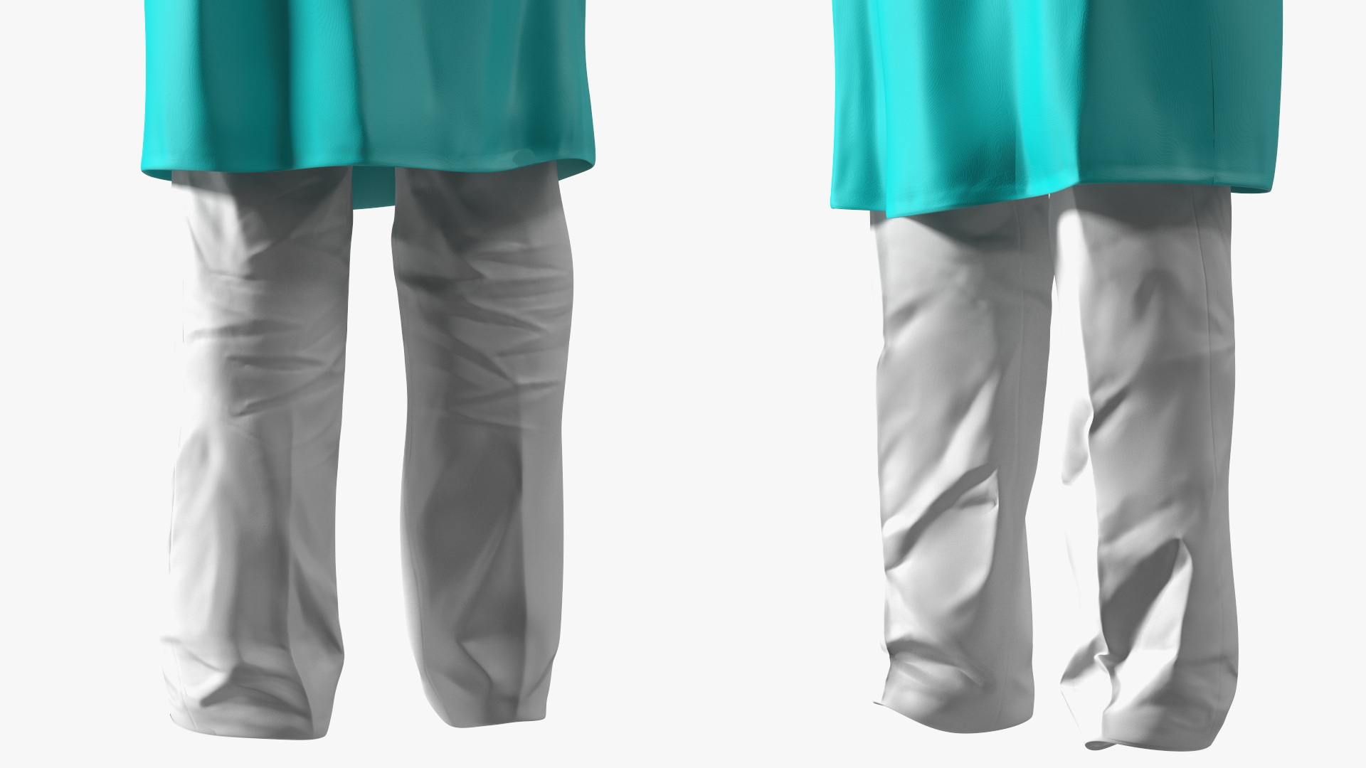 Lab Coat with Pants 3D model