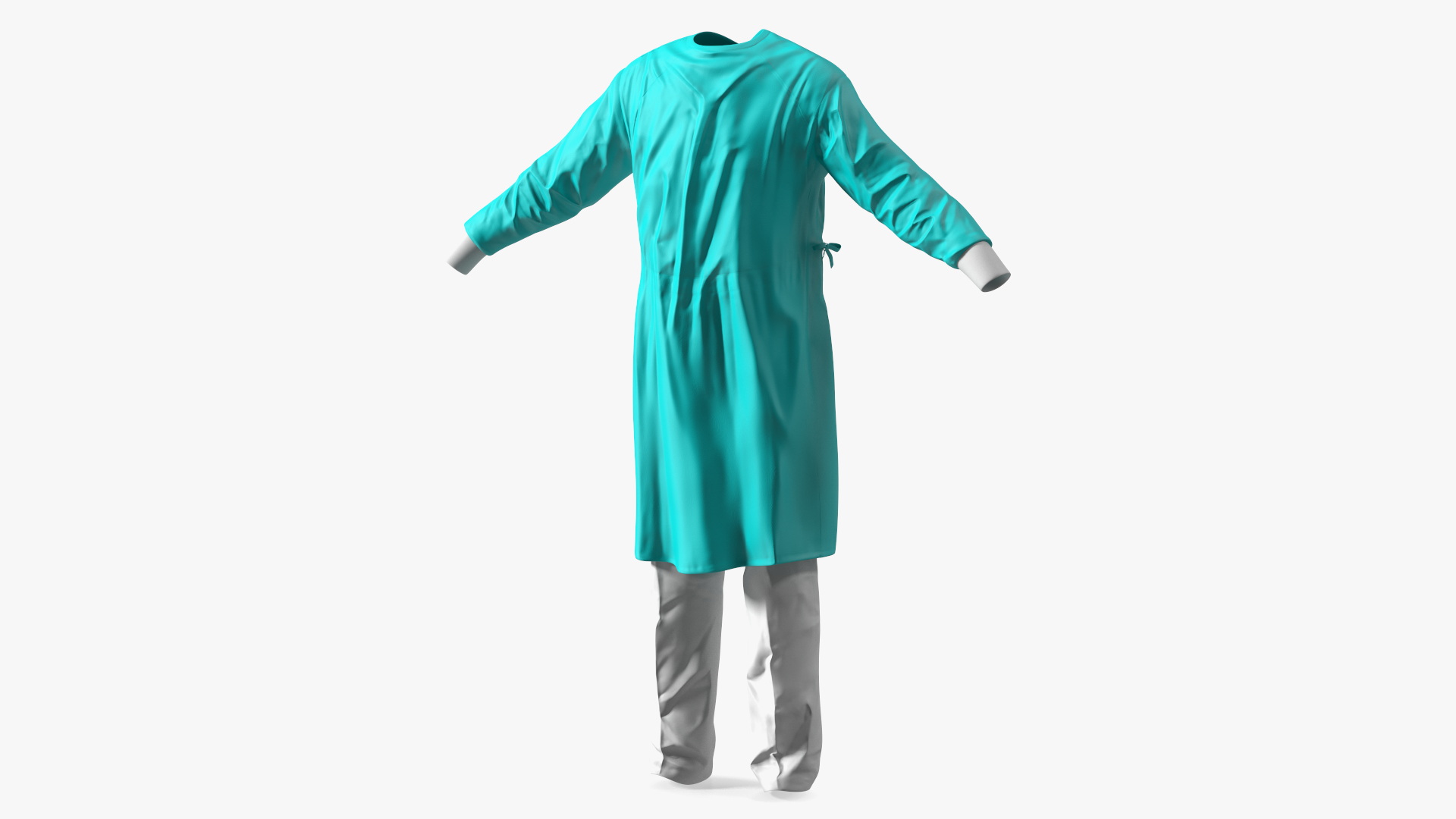 Lab Coat with Pants 3D model