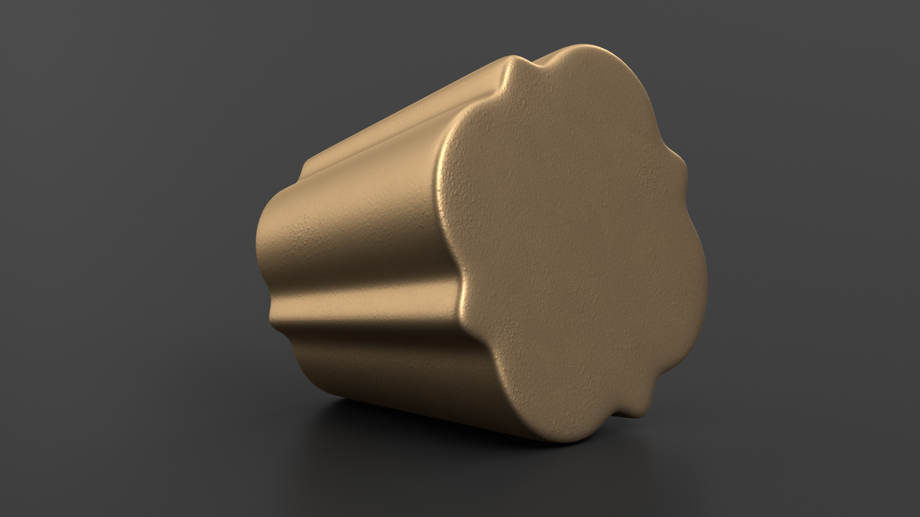 3D Kitchen Cabinet Handle Knob Designed Bronze model
