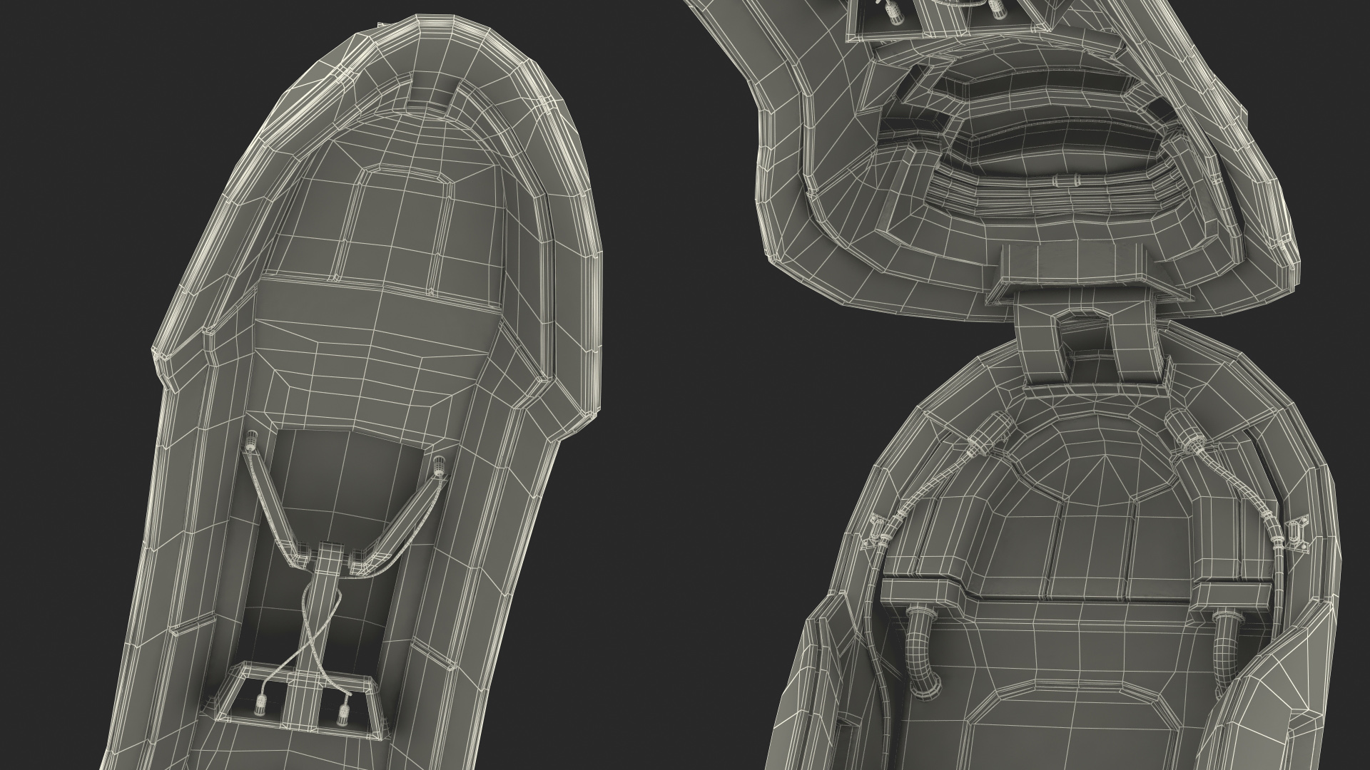 3D model Sci Fi Cryogenic Pod with Console Rigged