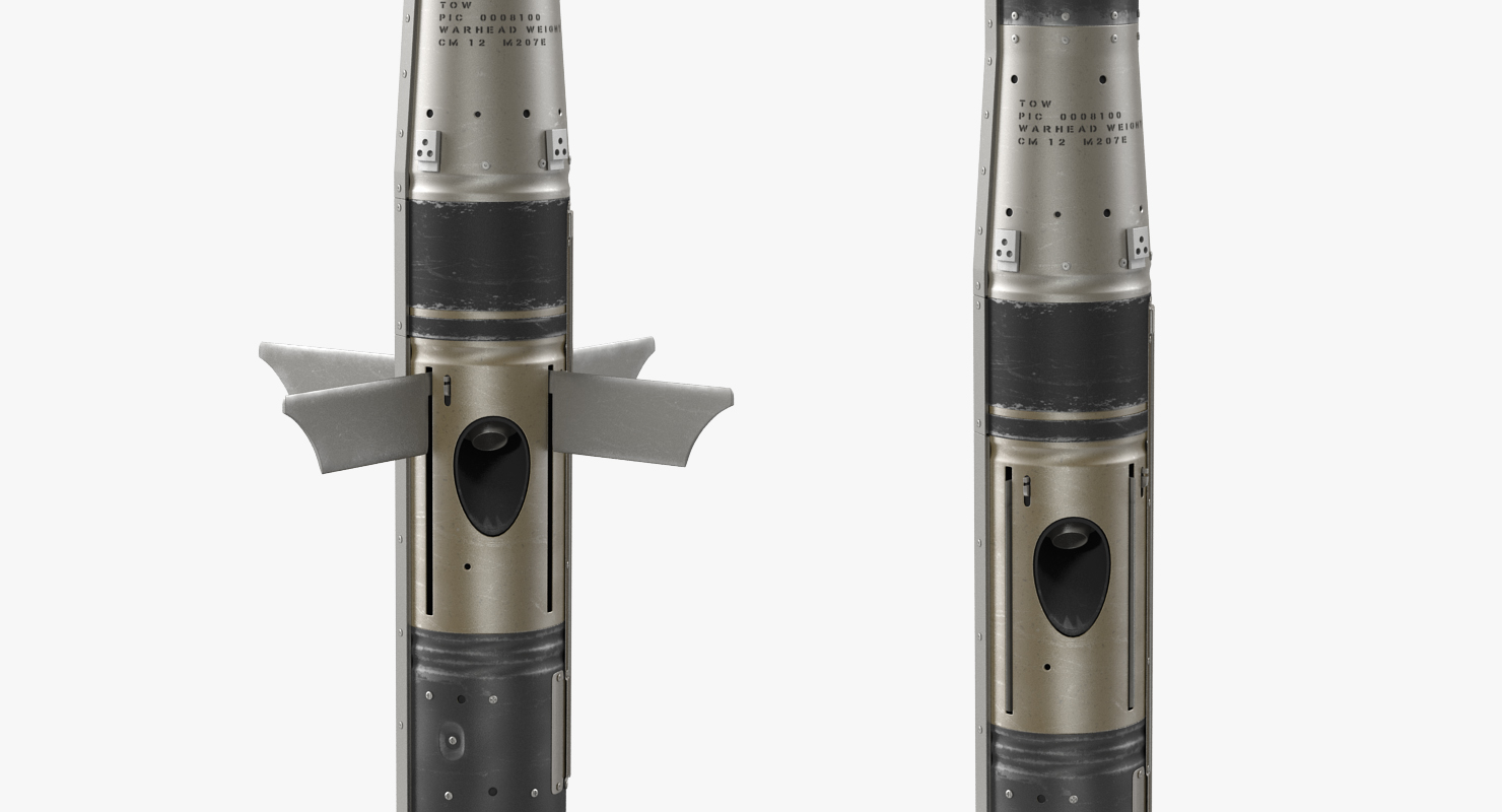 BGM 71a TOW Missile 3D model