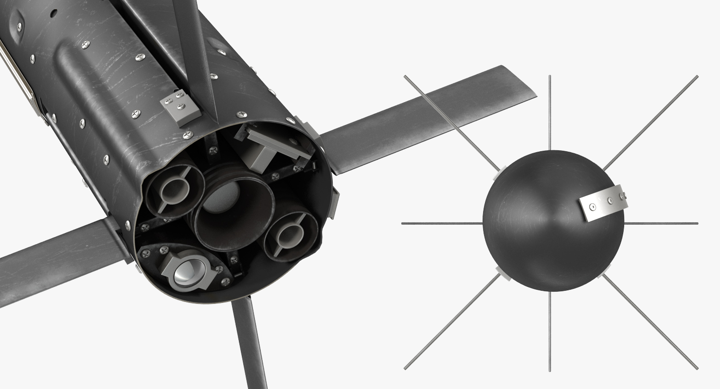BGM 71a TOW Missile 3D model