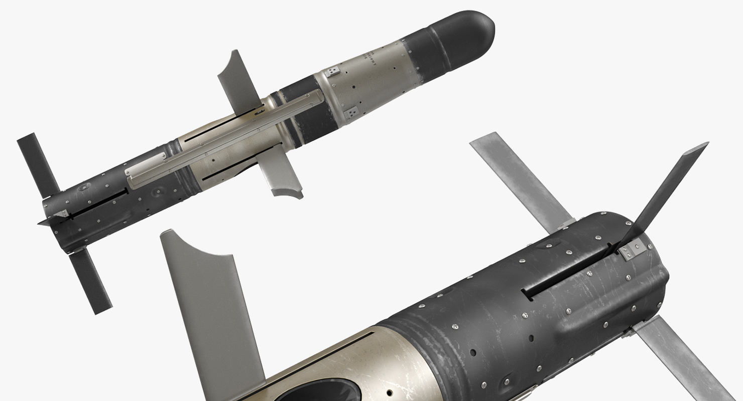 BGM 71a TOW Missile 3D model