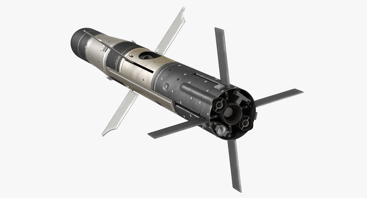BGM 71a TOW Missile 3D model