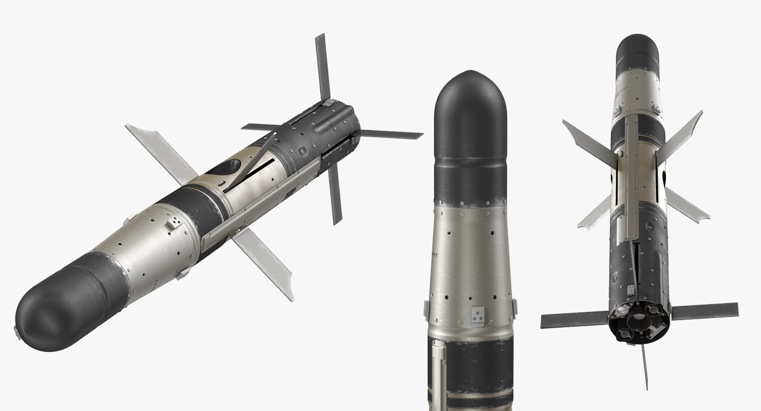 BGM 71a TOW Missile 3D model