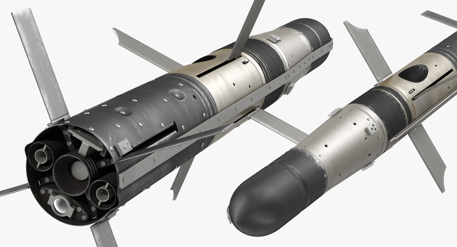 BGM 71a TOW Missile 3D model