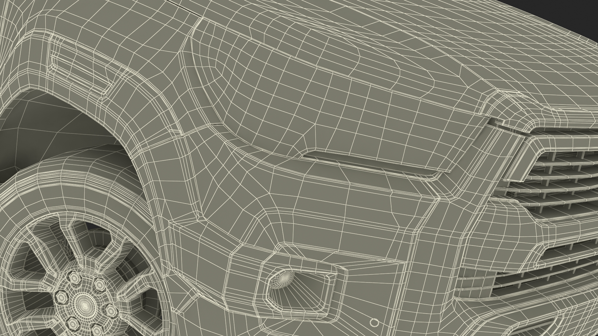 3D model Pickup Truck Black Rigged