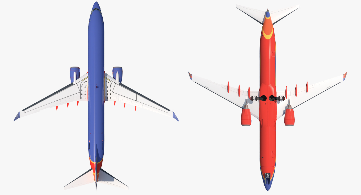 3D Boeing 737 900 Southwest Airlines model