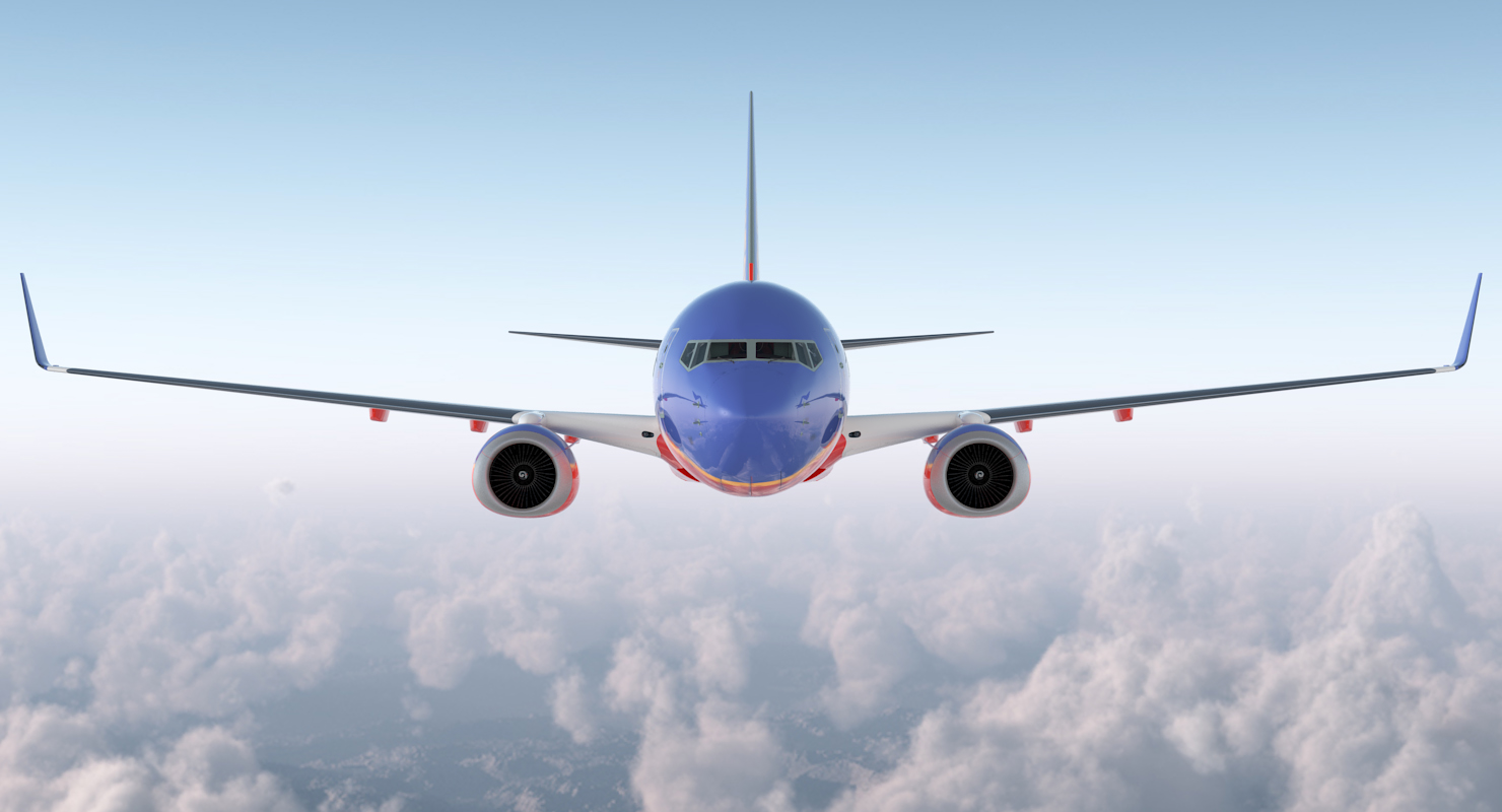 3D Boeing 737 900 Southwest Airlines model
