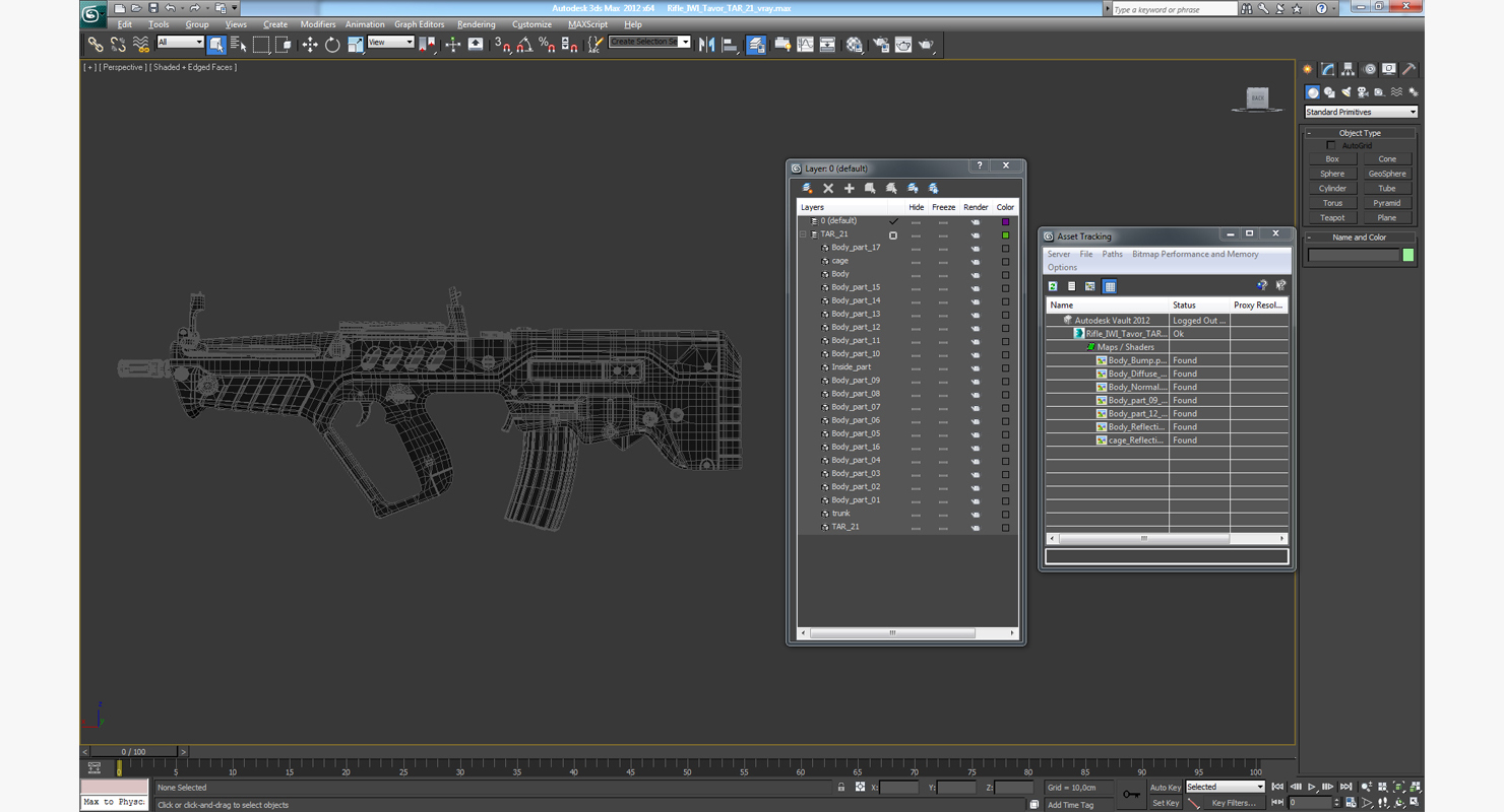 Rifle IWI Tavor TAR 21 3D
