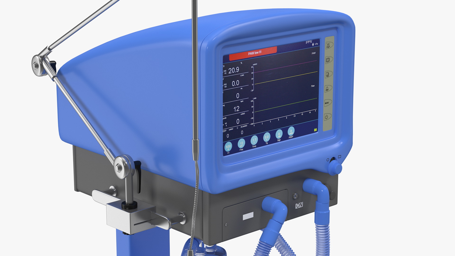 3D model ICU Ventilator Machine Generic