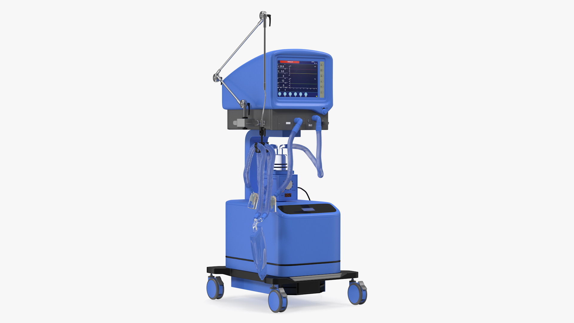 3D model ICU Ventilator Machine Generic