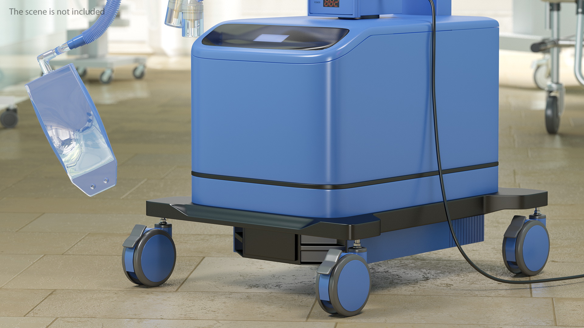3D model ICU Ventilator Machine Generic