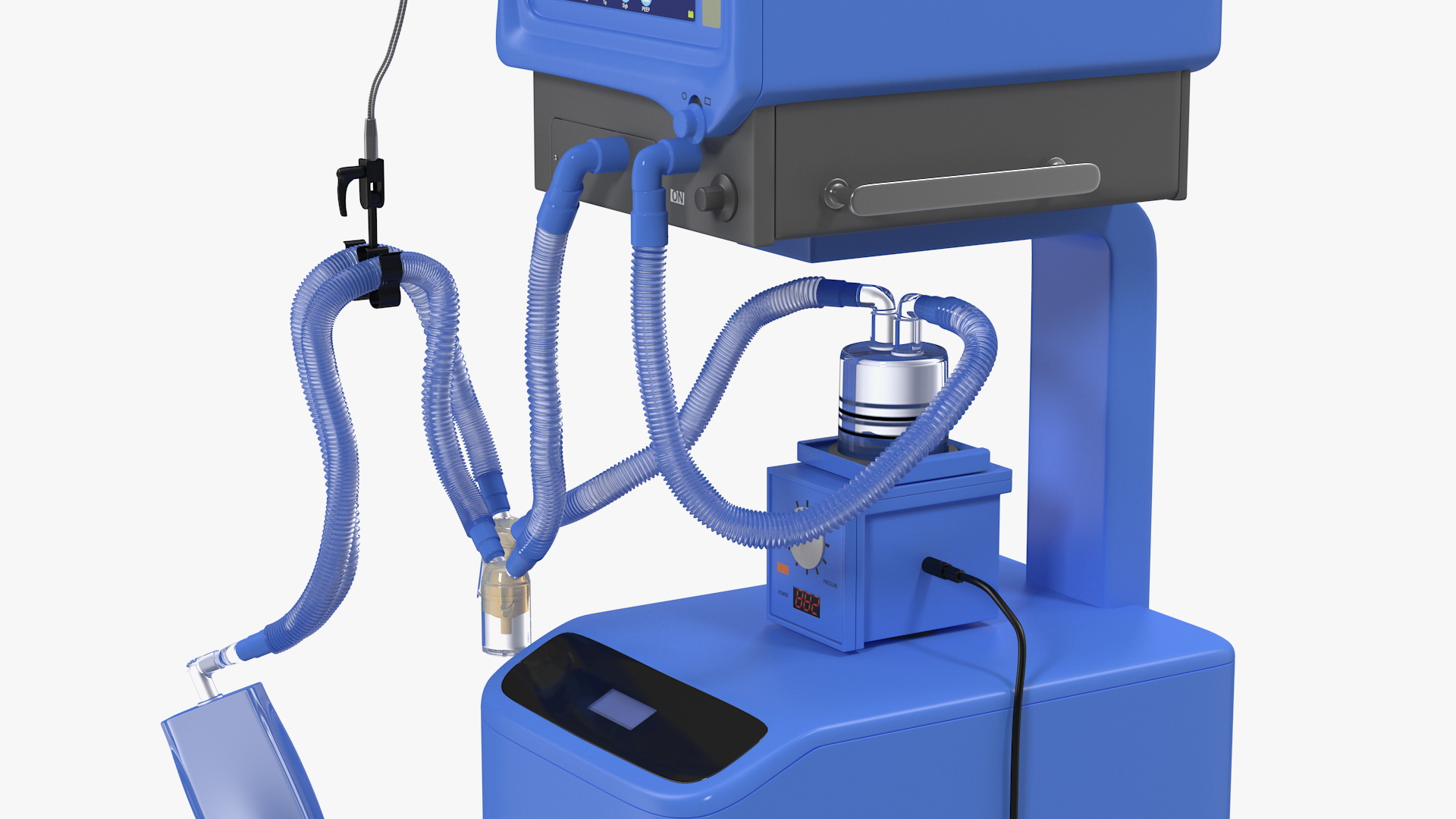 3D model ICU Ventilator Machine Generic