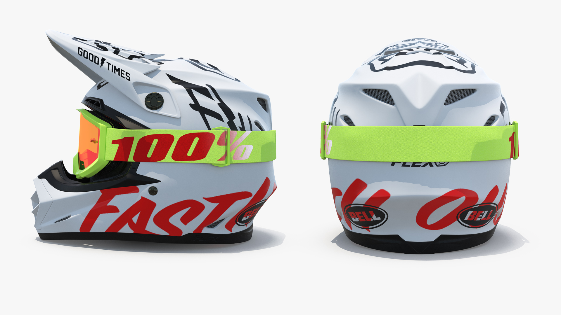 3D Bell Off-Road Motorcycle Helmet