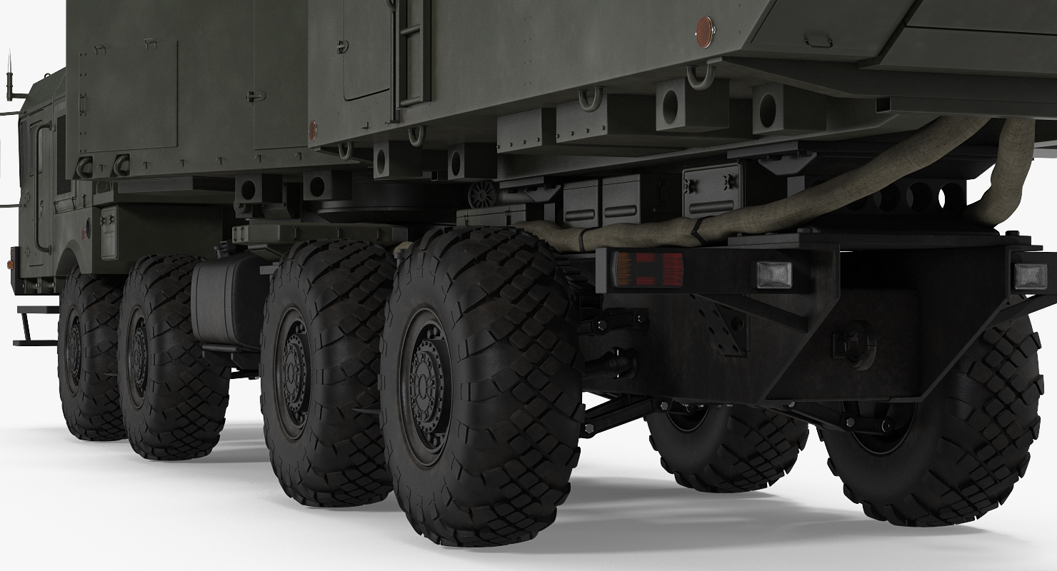 Multi Functional Radar 92n2e for S 400 Battle Position 3D model