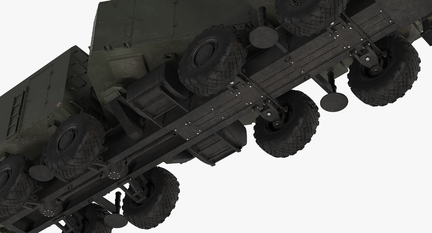 Multi Functional Radar 92n2e for S 400 Battle Position 3D model