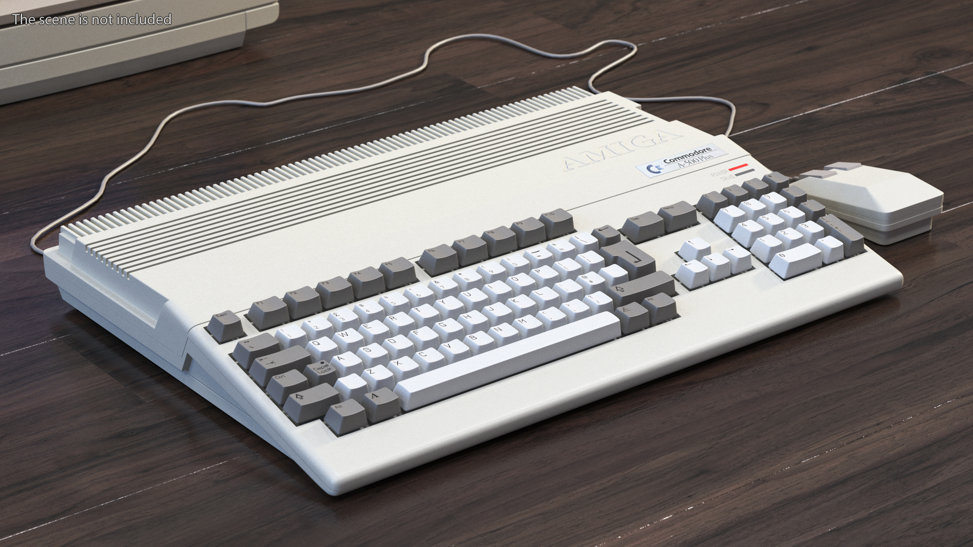 Home Computer Commodore Amiga 500 Keyboard 3D