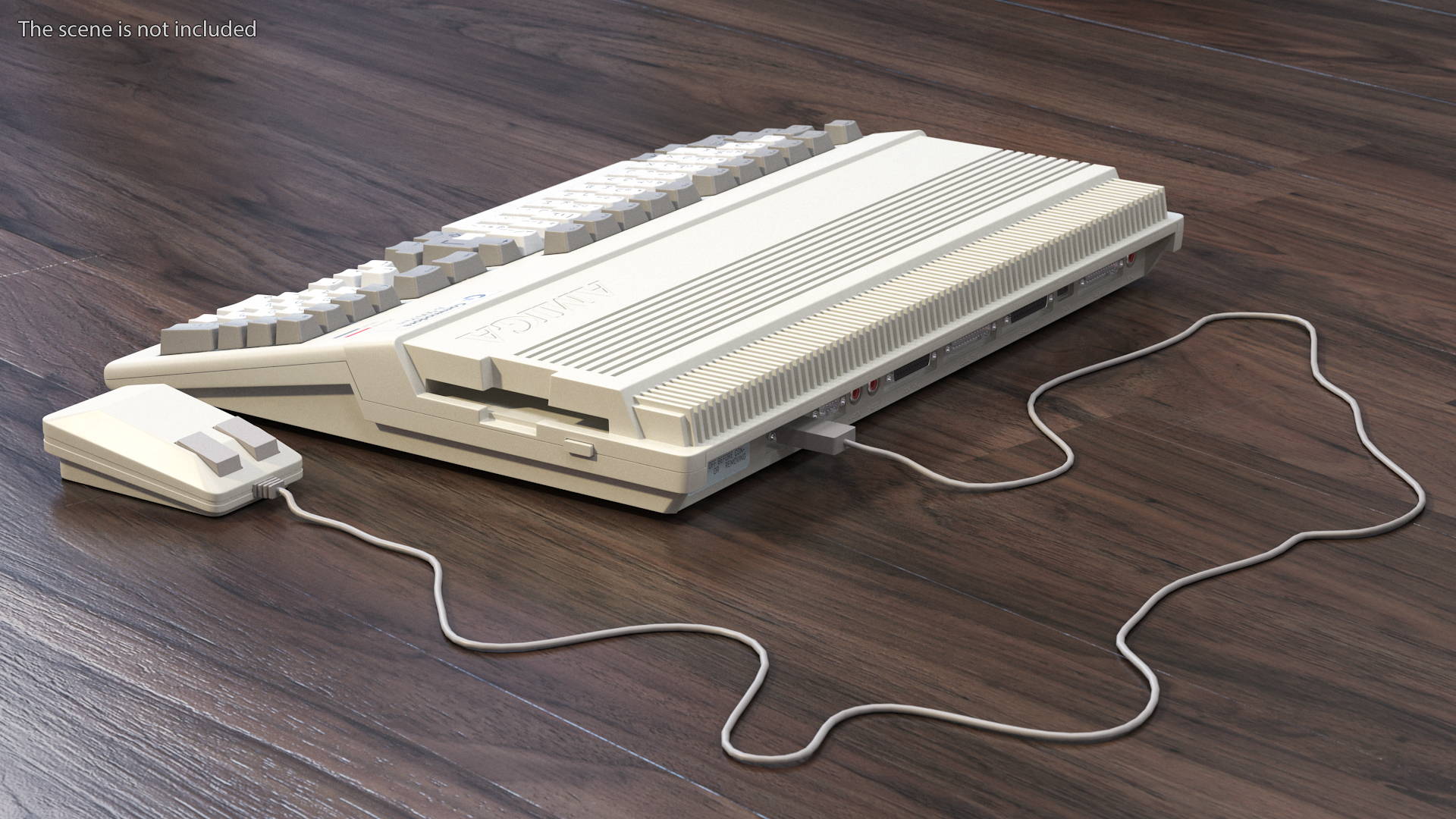 Home Computer Commodore Amiga 500 Keyboard 3D