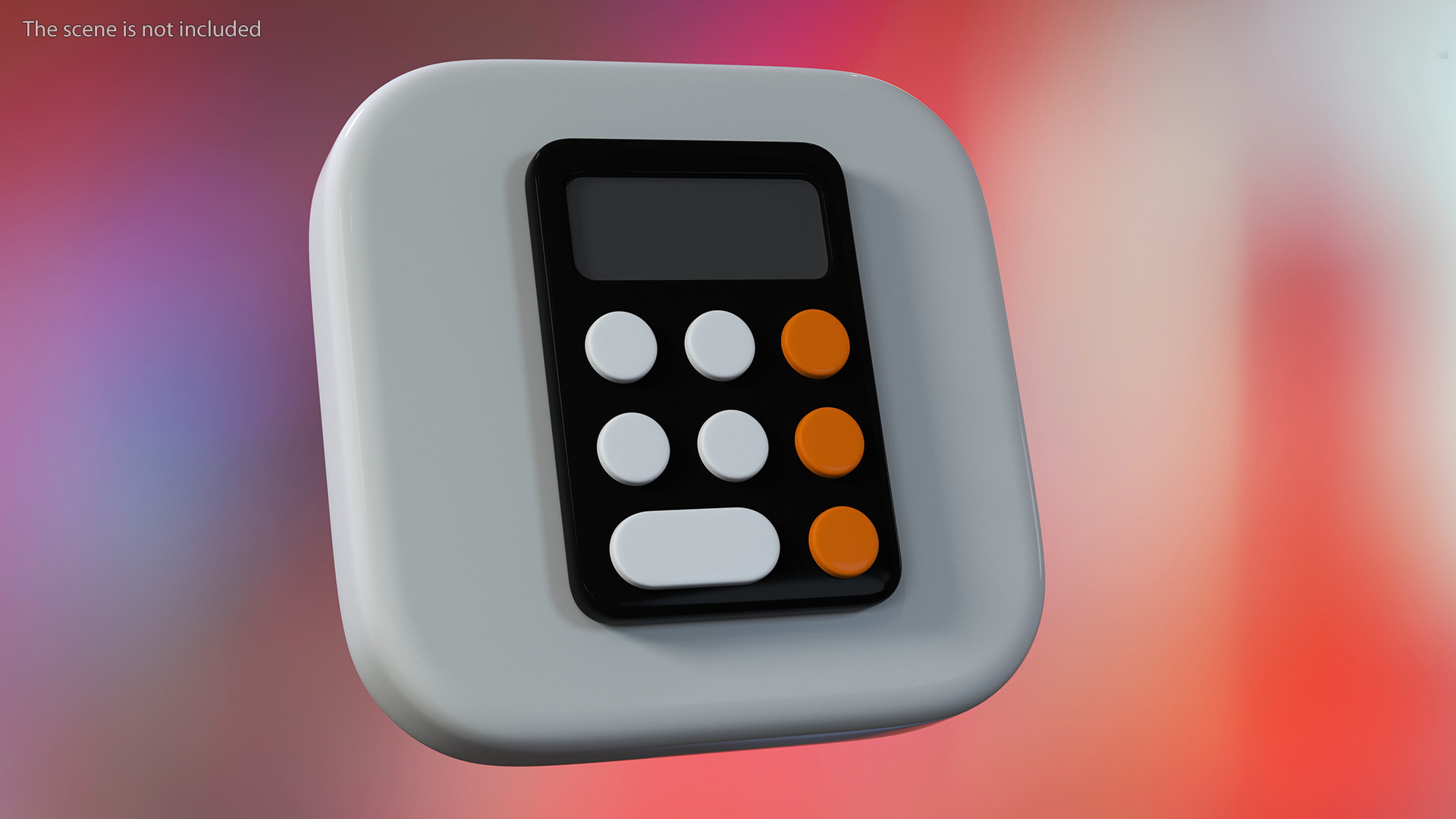 3D iPhone iOS Calculator Icon