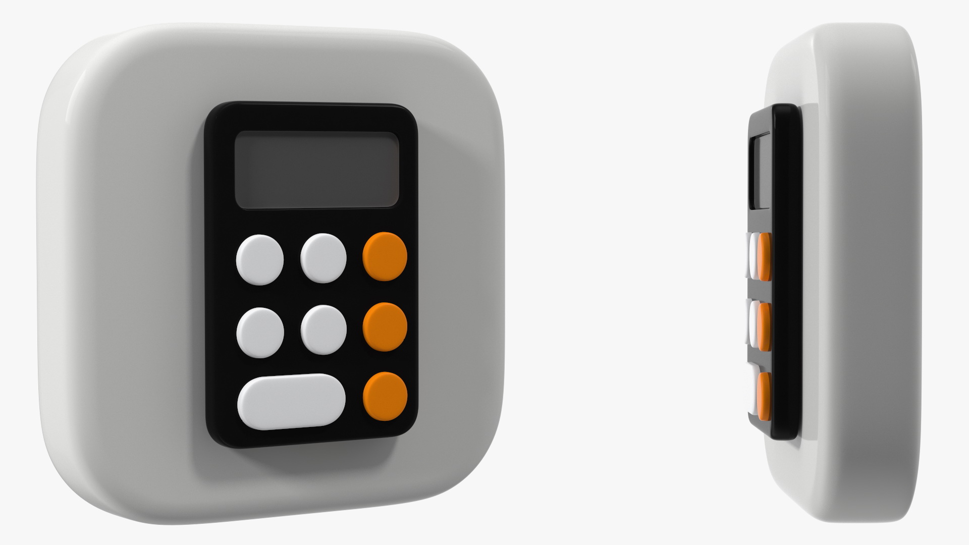 3D iPhone iOS Calculator Icon