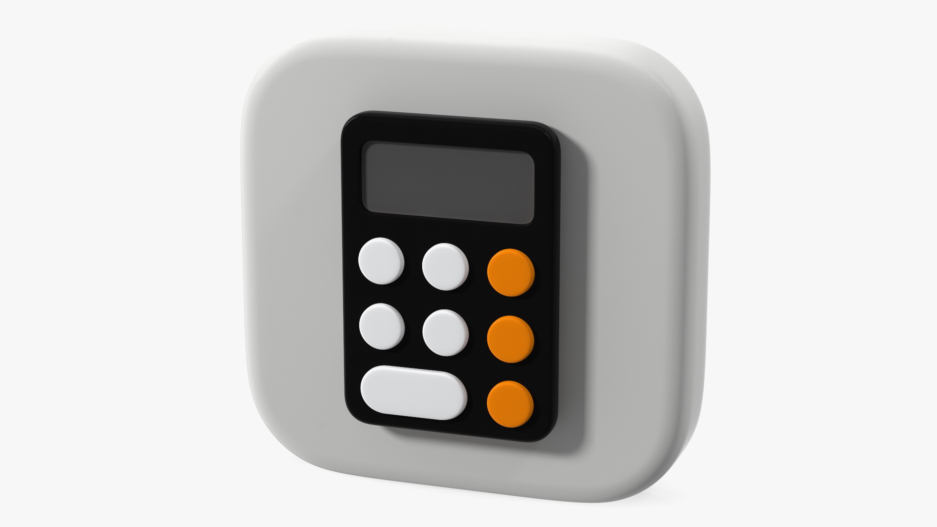 3D iPhone iOS Calculator Icon